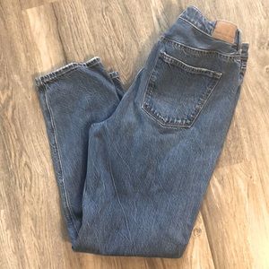 American eagle mom straight jean size 8 long/tall